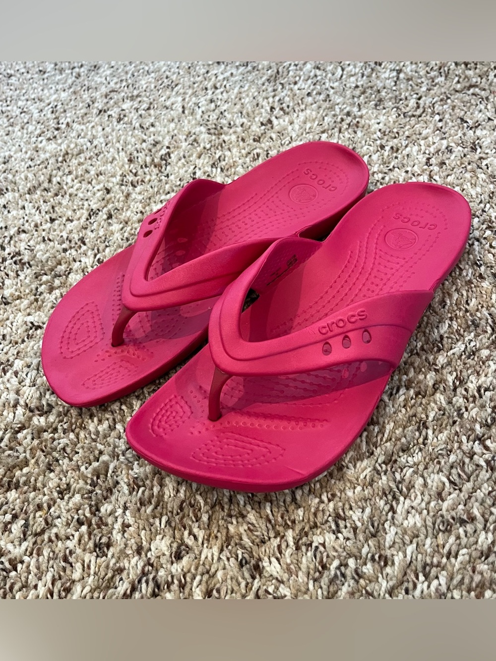 Crocs Classic Flip Flop Sandals Women’s 7 Pink